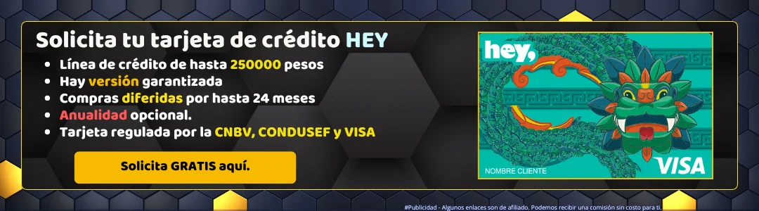 Referidos tarjeta de crédito Hey Banco